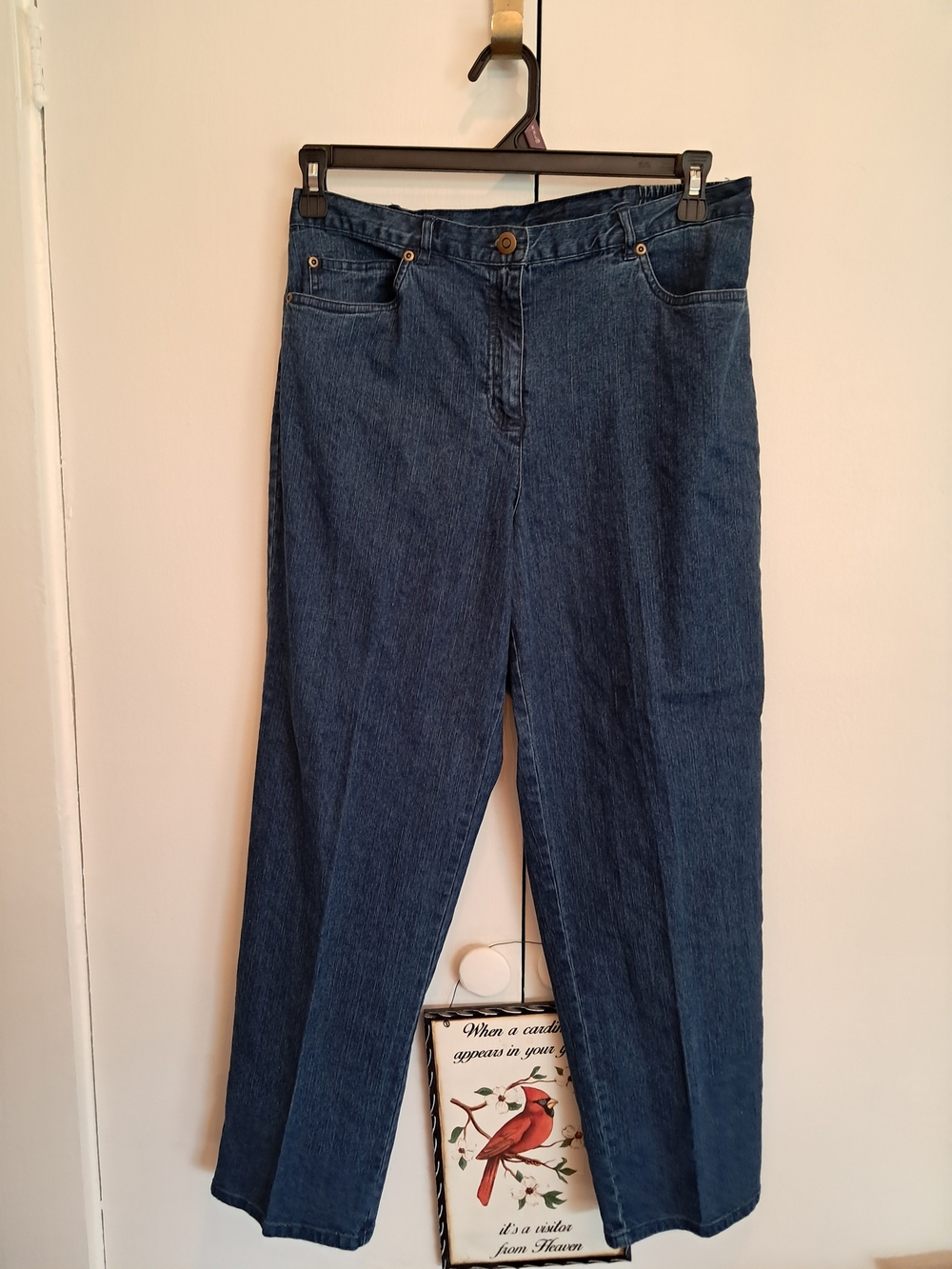 Rubt Rd. Petite Classic Wide-Leg Women's Jeans - Dark Blue